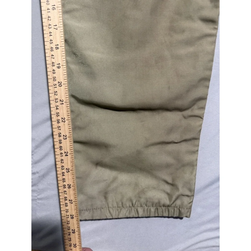 vtg columbia‎ sportwear heavy duty brush guard khaki hunting pants, men's 38x32